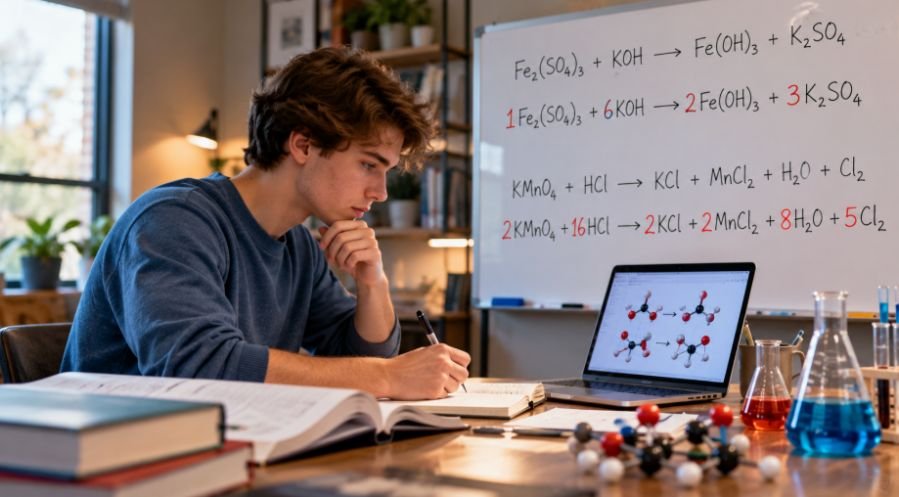 How to Balance Complex Chemical Equations Using Simple Methods