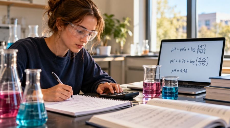 Calculate Buffer pH