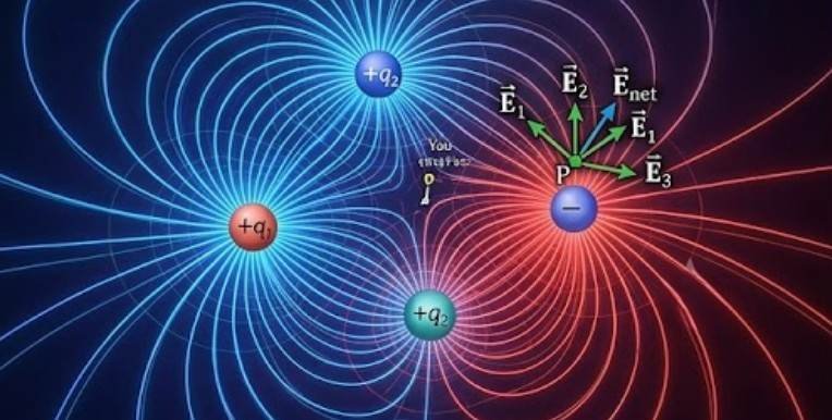 Electric Field Due to Multiple Point Charges: A Practical Vector Method