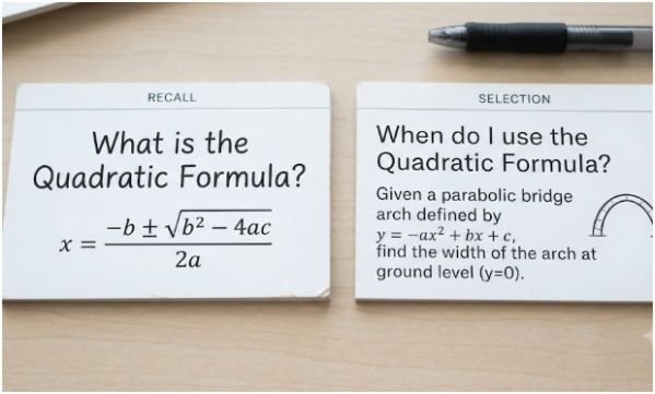 Make Flashcards That Test the Right Skill