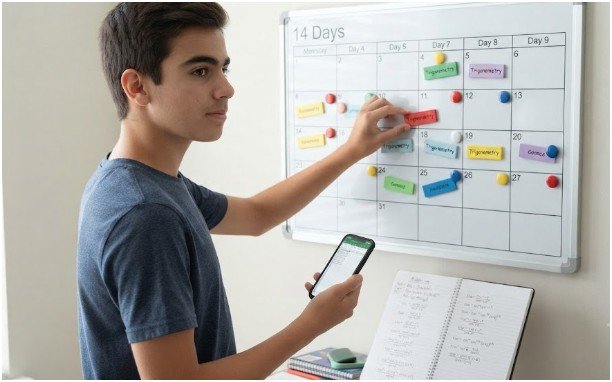 A 14-Day Revision Timetable With Spaced Practice